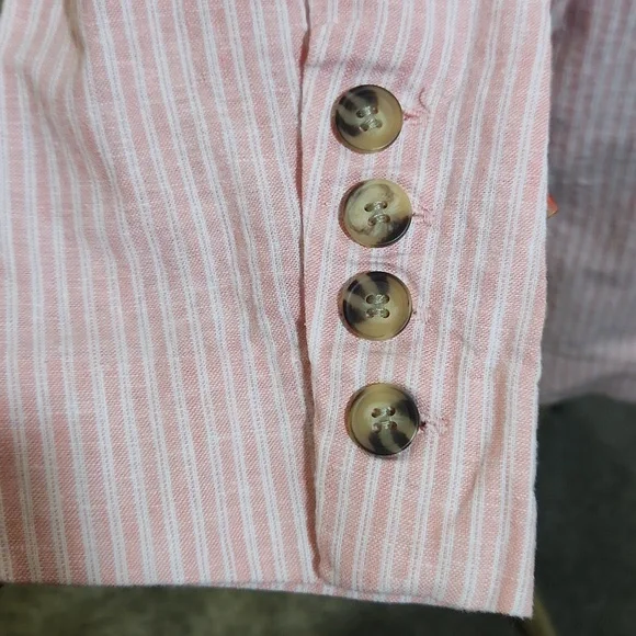 GB Pink/White Pinstripe SZ L Jacket - Picture 8 of 16
